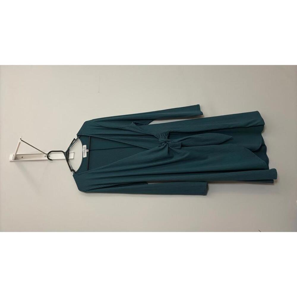 Socialite Long Sleeve Wrap Dress with Tie Waist Size 2XL